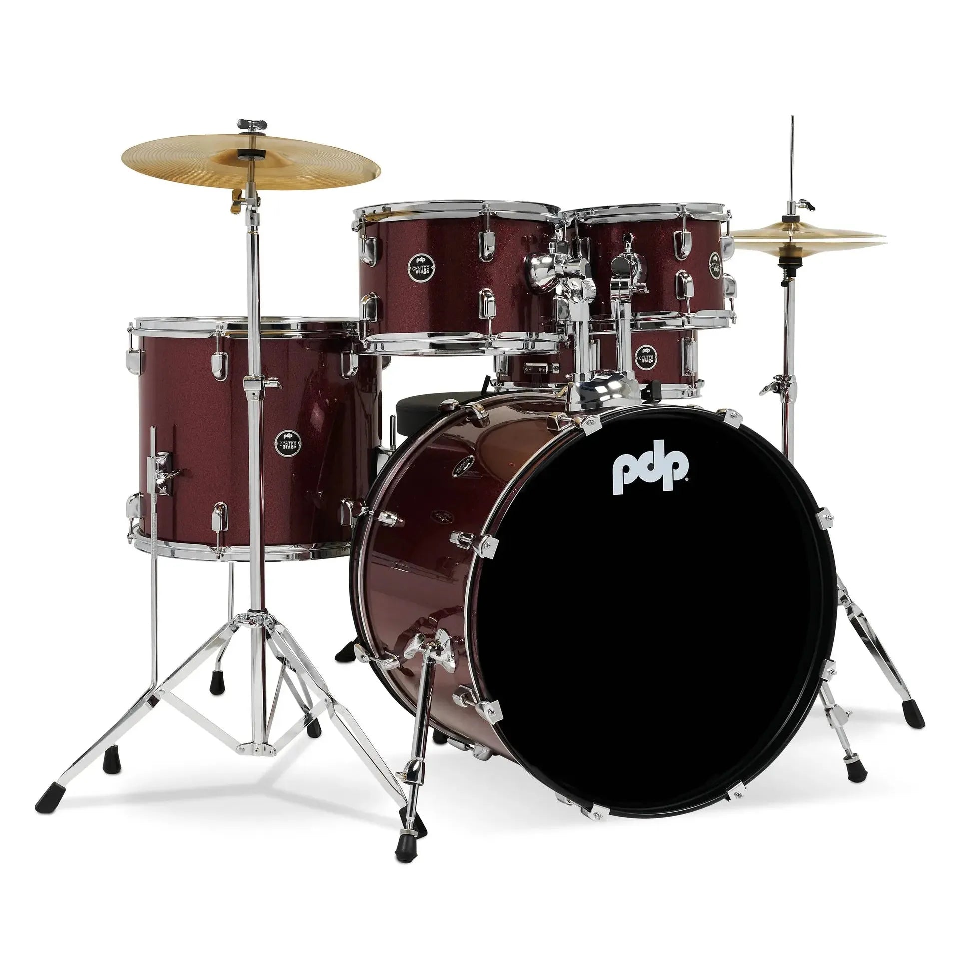 Trống Cơ PDP Center Stage PDCE2215KT (22/10-12/14/16 + Cymbal + Hardware) - Việt Music