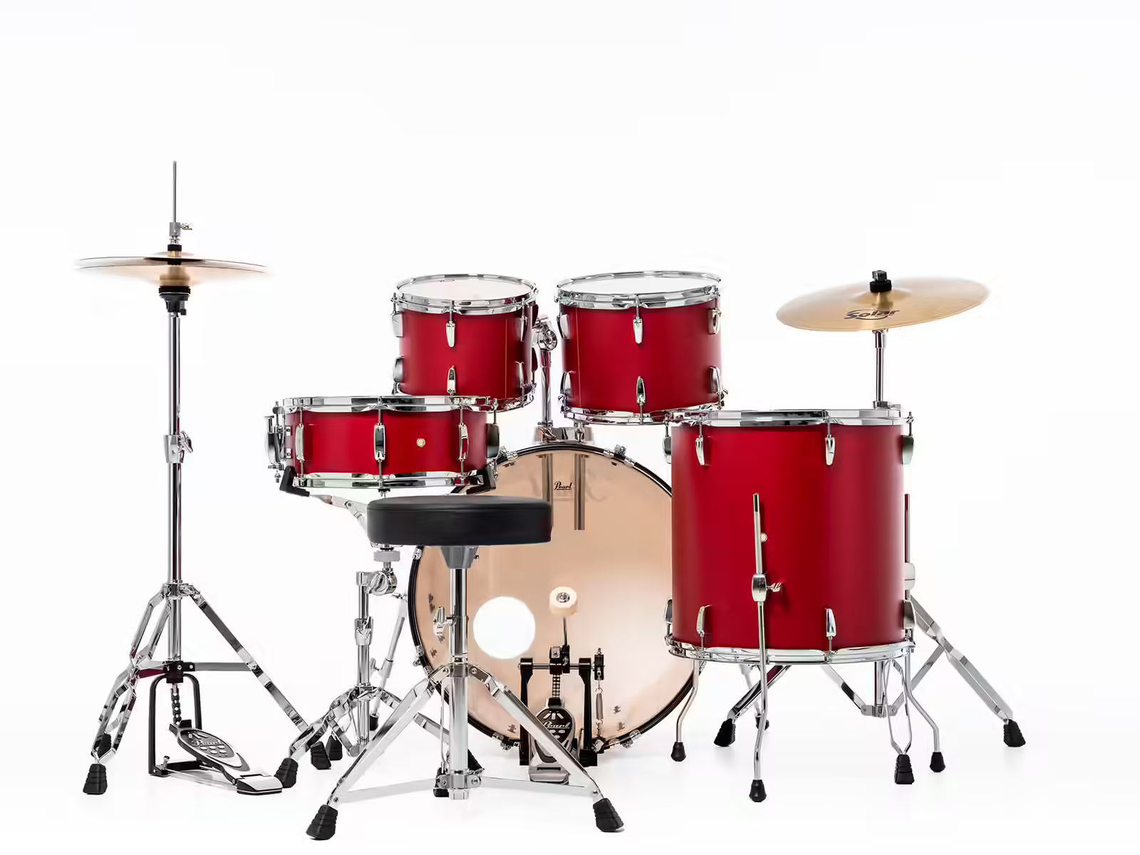 Trống Cơ Pearl Roadshow RS505C/C (20B/10T-12T/14F/14S + Cymbal (14HH/16CR) + Hardware) - Việt Music