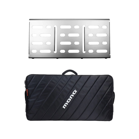 Pedalboard Mono Large, Silver and Pro Accessory Case 2.0, Black - Việt Music