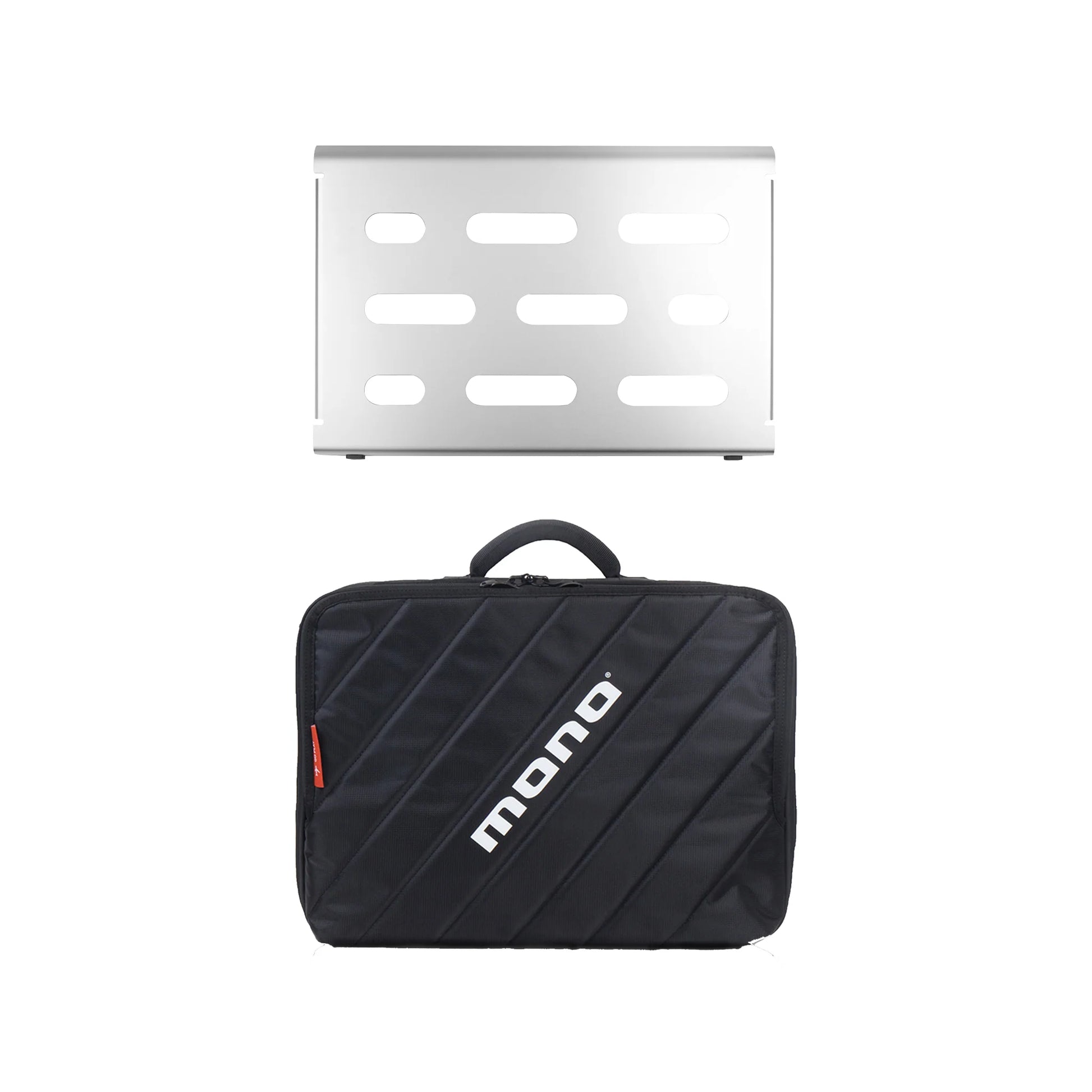 Pedalboard Mono Small, Silver and Club Accessory Case 2.0, Black - Việt Music