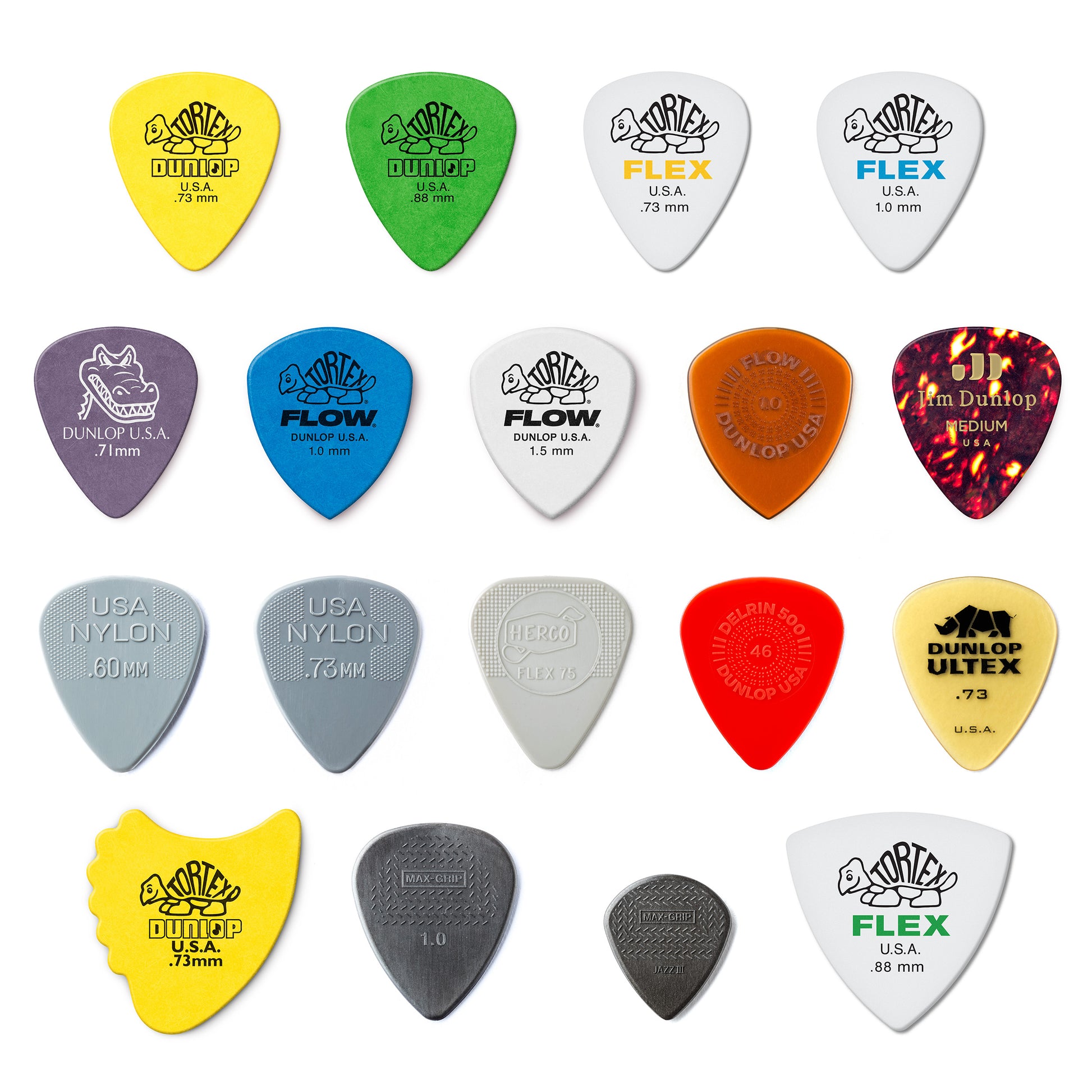 Pick Gảy Đàn Guitar Jim Dunlop PVP120 Recording Variety, 18pc - Việt Music