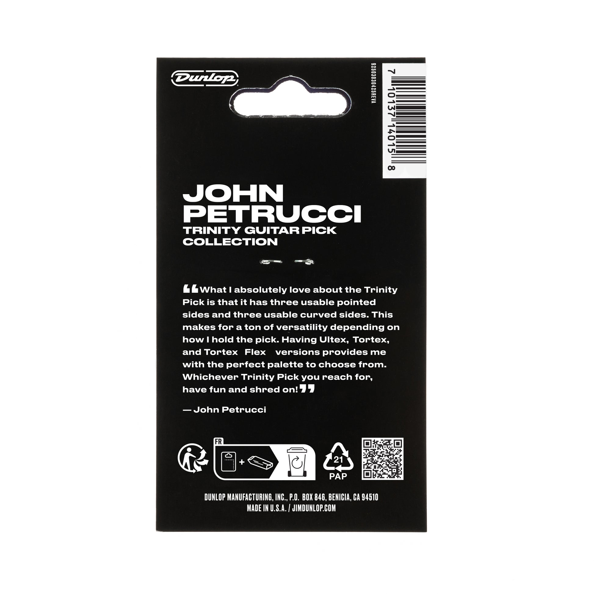 Pick Gảy Đàn Guitar Jim Dunlop PVP124 John Petrucci Trinity, 6pc - Việt Music