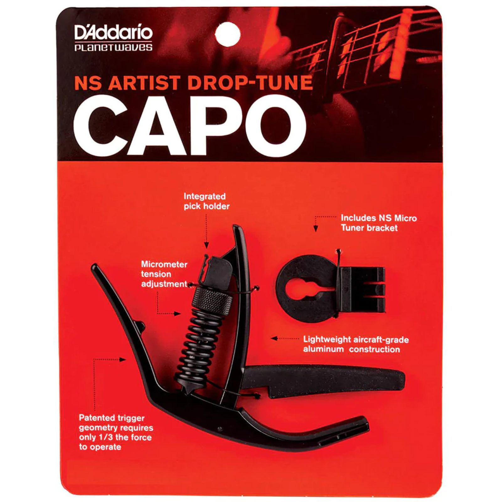 Capo Đàn Guitar D'Addario PW-CP-15 Artist - Việt Music