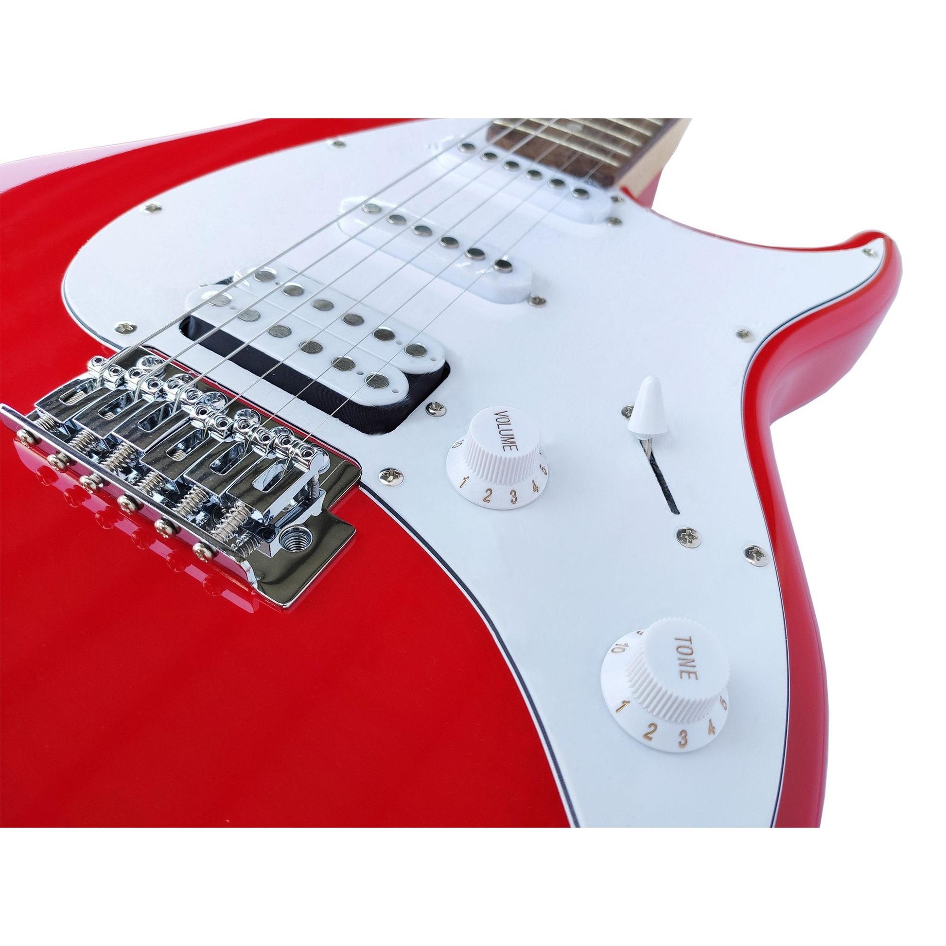 Đàn Guitar Điện Peavey Raptor Plus HSS, Red - Việt Music