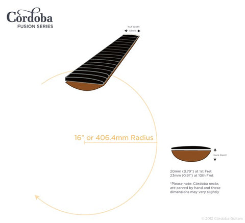 Cordoba Fusion 12 Natural CD 雪松經典吉他