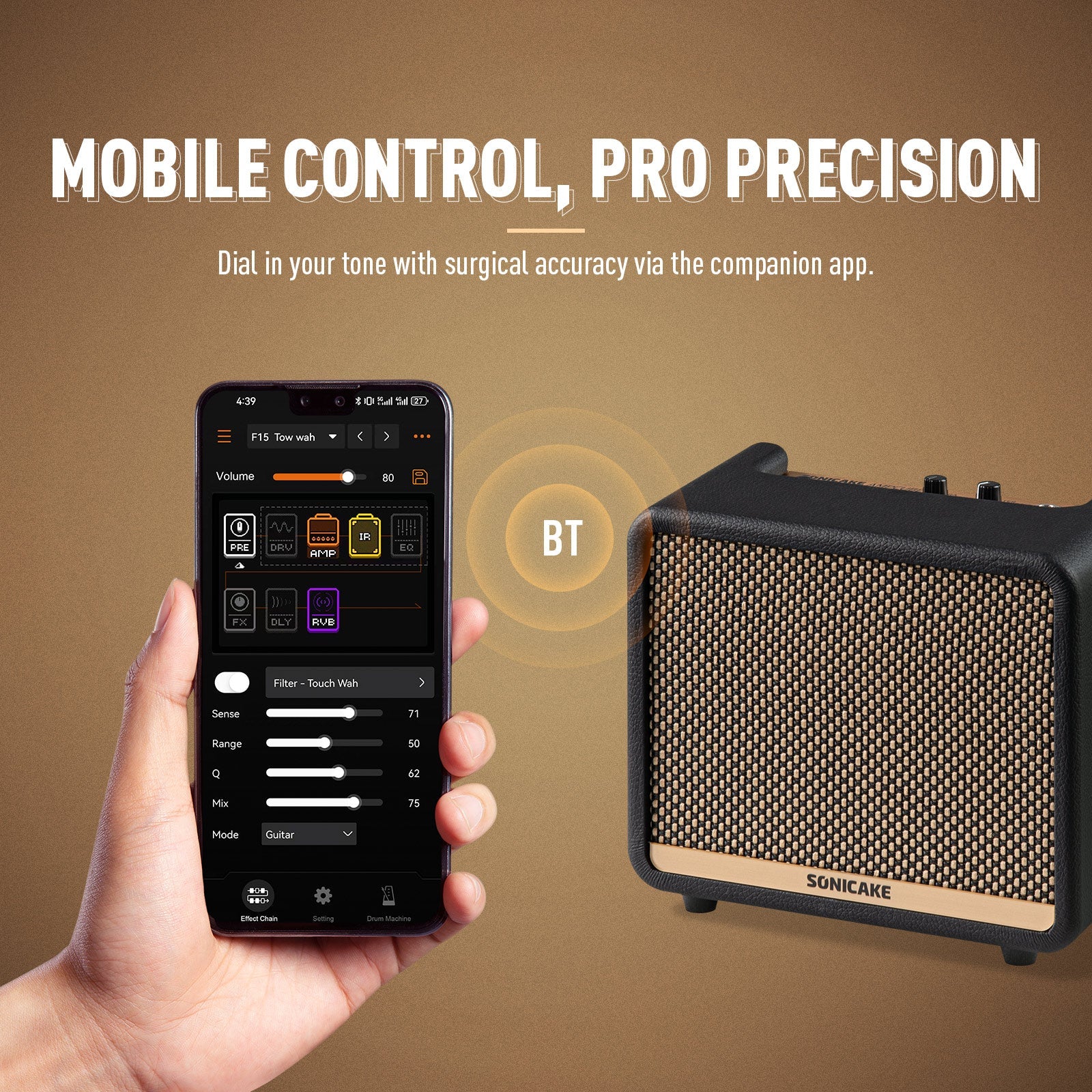 Amplifier Sonicake AMPCUBE, combo 10W - Việt Music