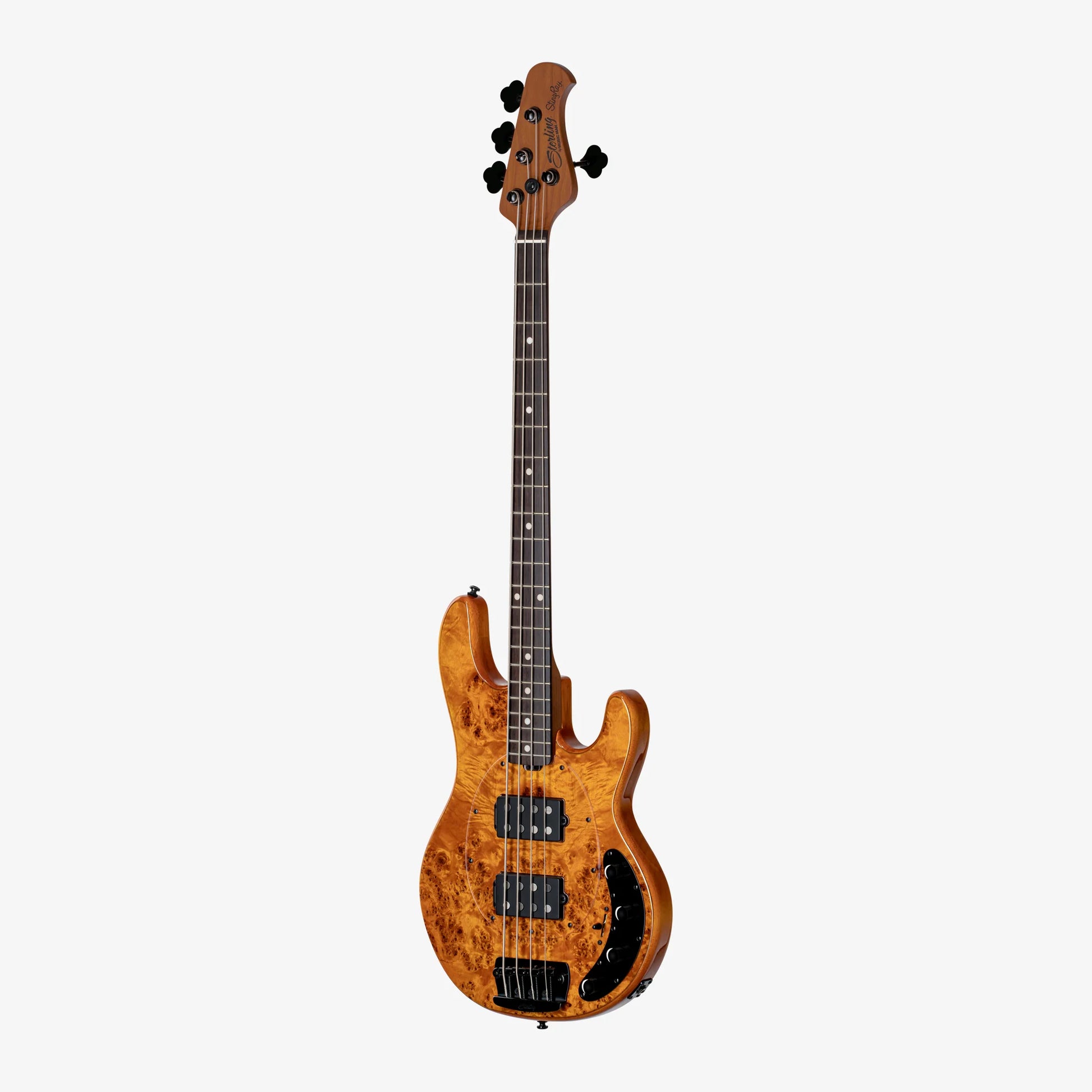 Đàn Guitar Bass Sterling By Music Man StingRay HH Poplar Burl Top HH, Rosewood Fingerboard - 4 Strings - Việt Music