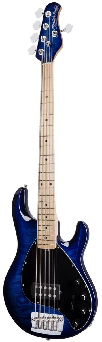 Đàn Guitar Bass Sterling By Music Man StingRay Ray35QM H, Maple Fingerboard - 5 Strings - Việt Music