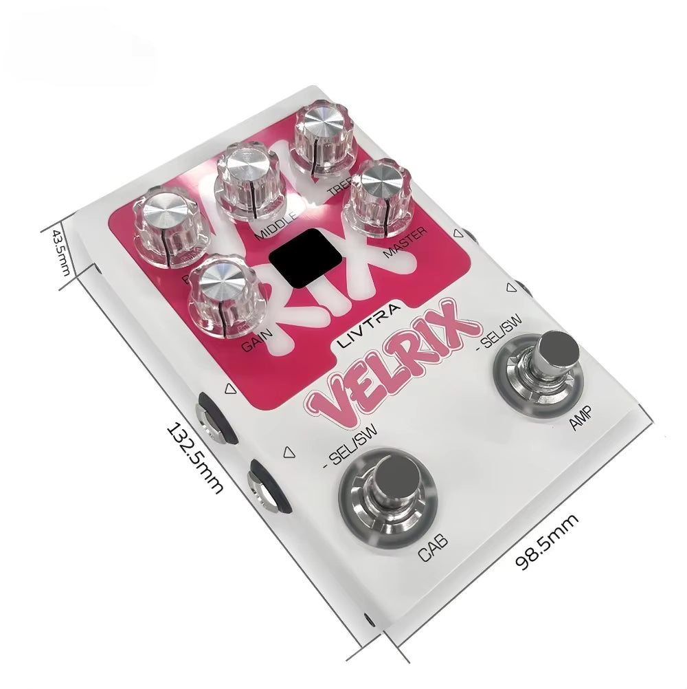 Pedal Guitar Livtra Velrix - AMP & IR Pedal - Việt Music