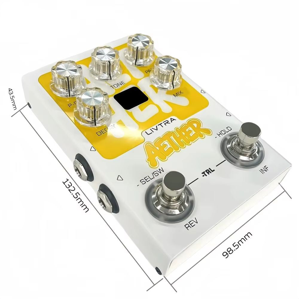 Pedal Guitar Livtra Aether - Stereo Reverb Pedal - Việt Music