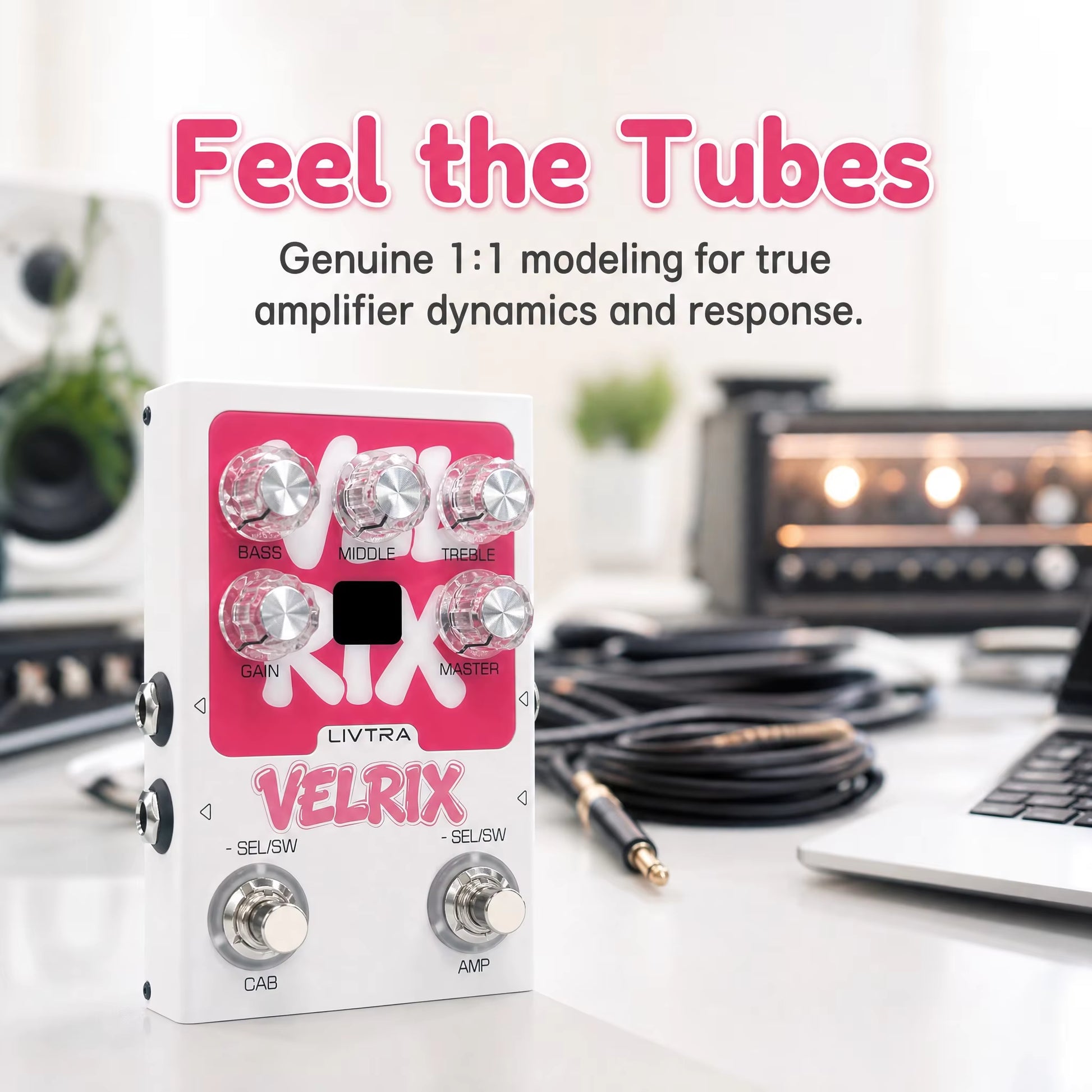 Pedal Guitar Livtra Velrix - AMP & IR Pedal - Việt Music