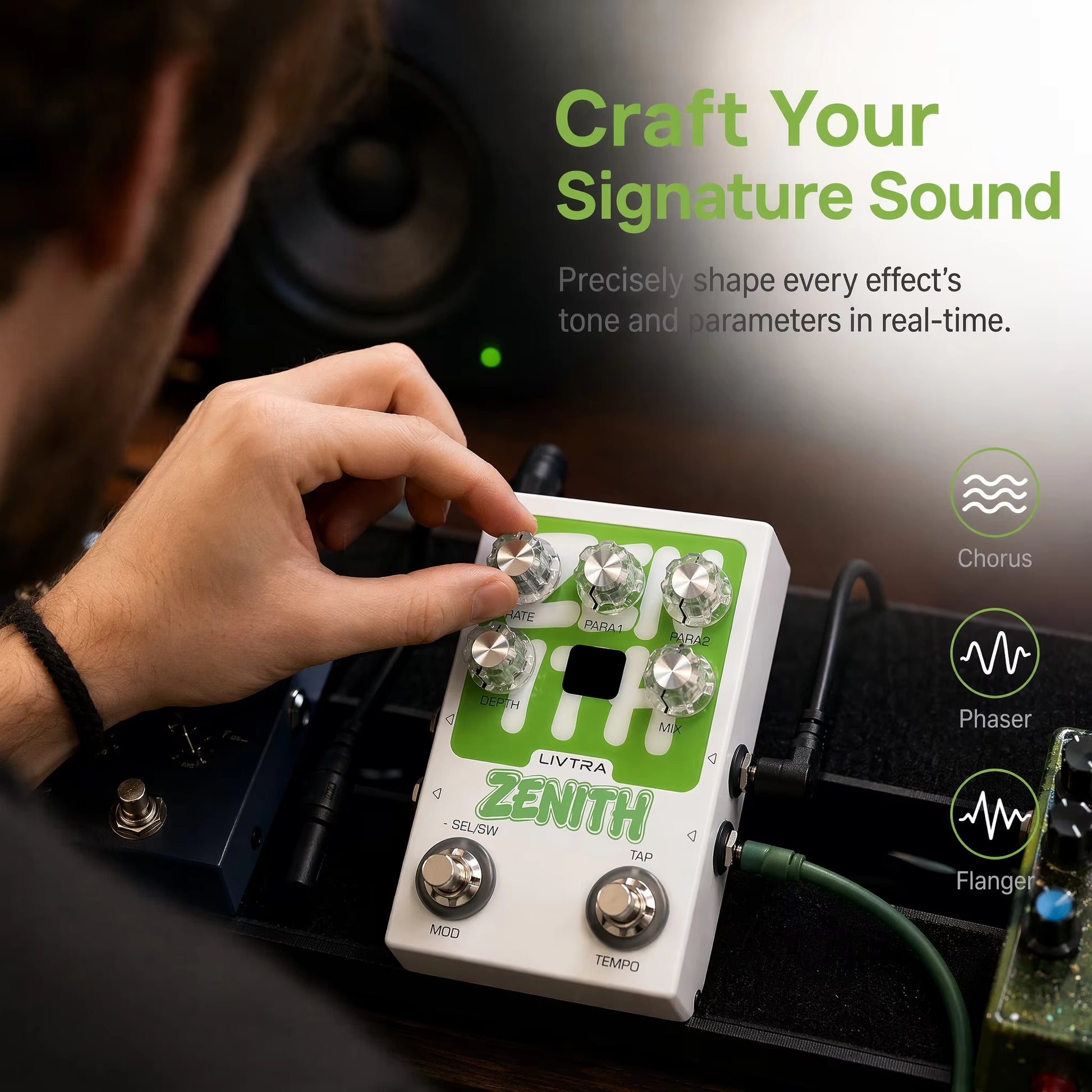 Pedal Guitar Livtra Zenith - Stereo Modulation Pedal - Việt Music