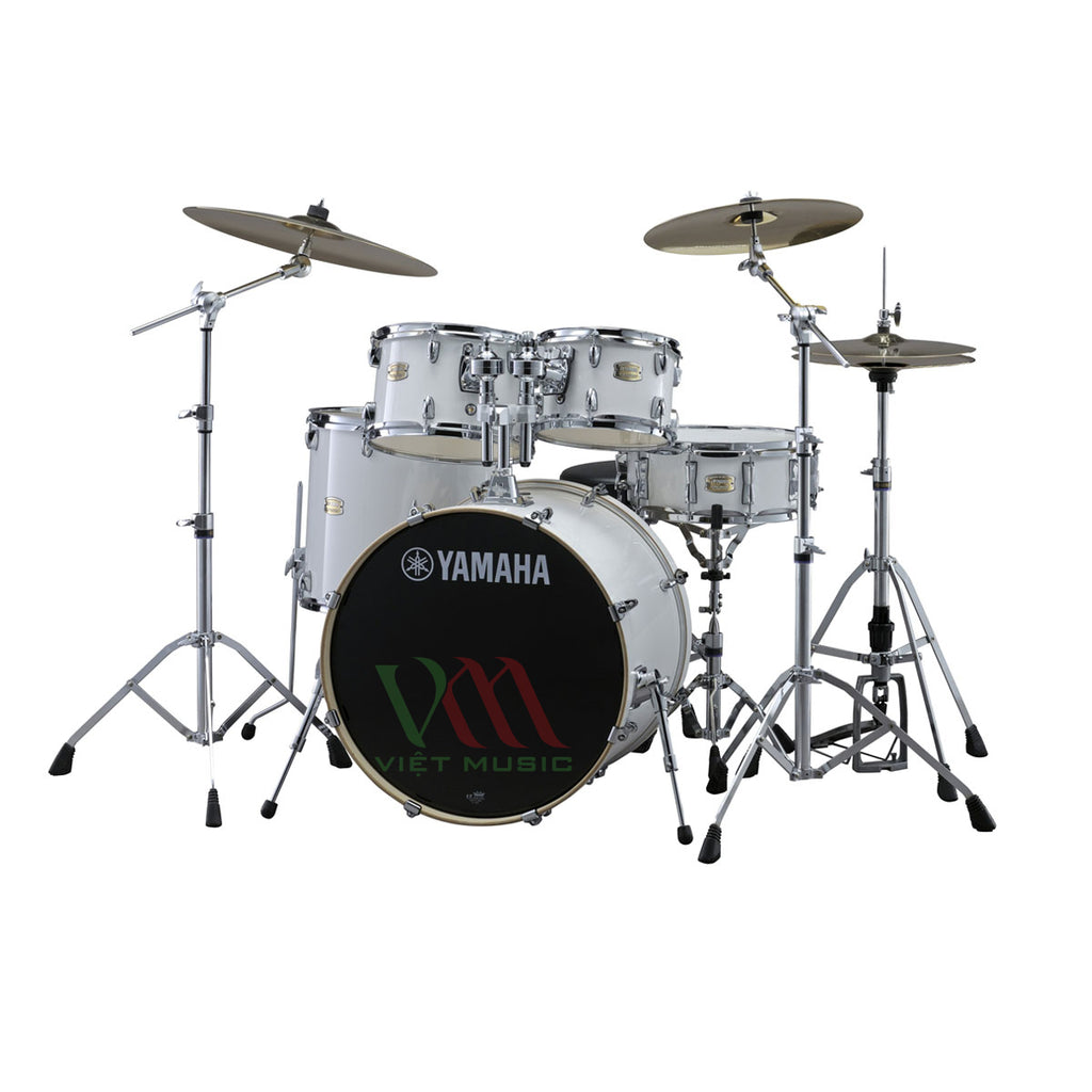 Trống Cơ Yamaha Stage Custom Birch + Cymbal Paiste PST3