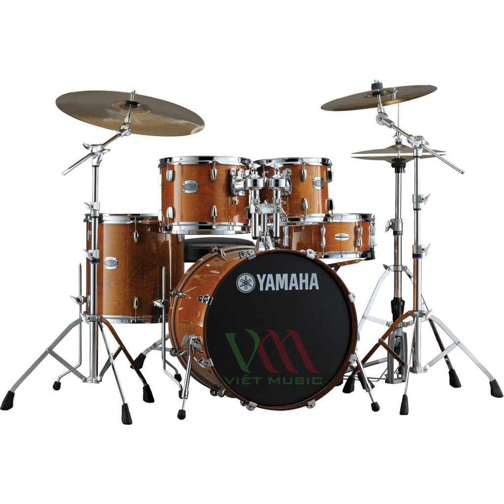 Trống Cơ Yamaha Stage Custom Birch + Cymbal Paiste PST3