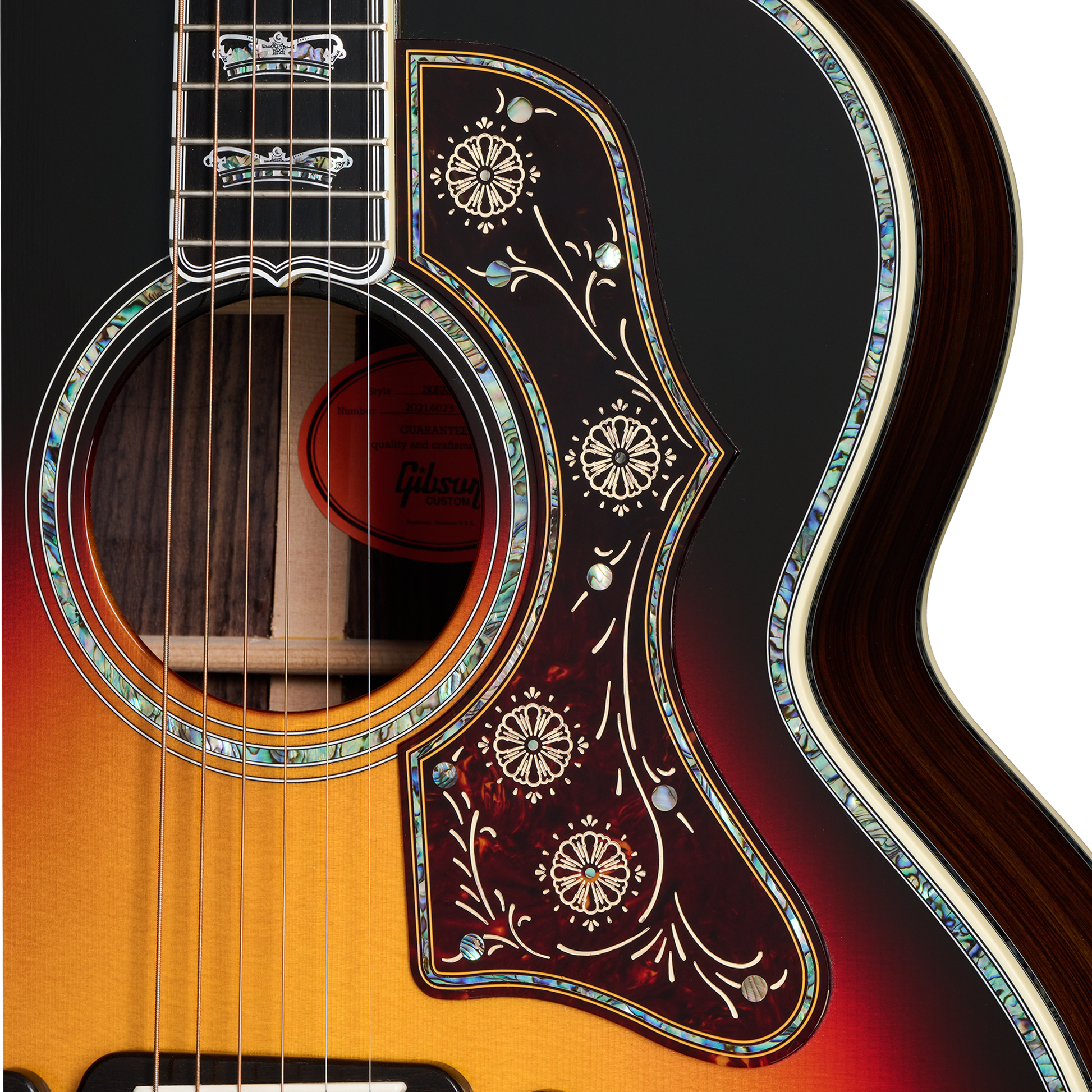 Đàn Guitar Acoustic Gibson Custom Shop Modern SJ-200 Monarch Rosewood, Tri-Burst - Việt Music