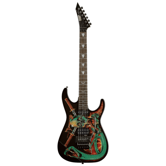 Đàn Guitar Điện Edwards Skull & Snakes HS, Rosewood Fingerboard, Custom Graphic - Việt Music