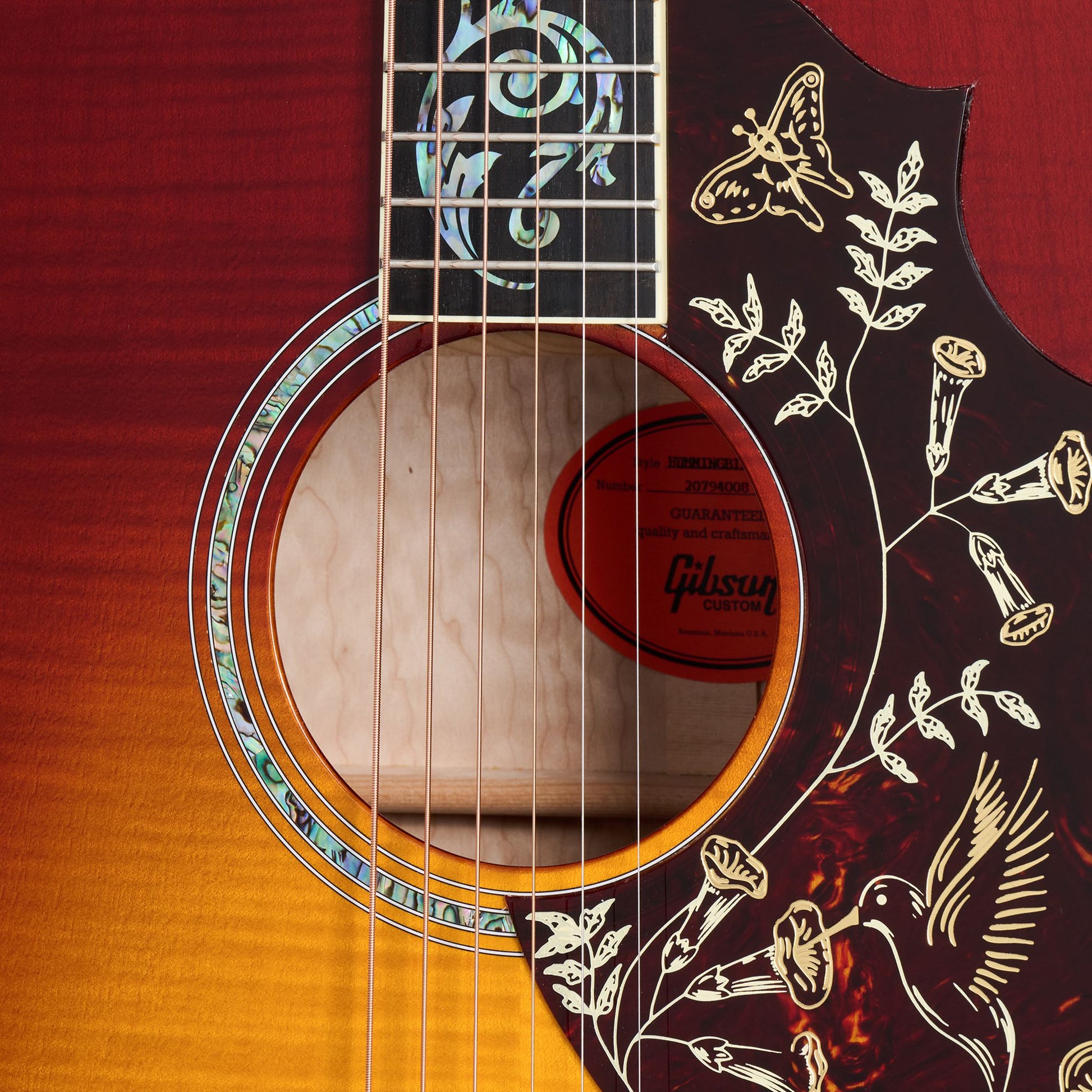 Đàn Guitar Acoustic Gibson Custom Shop Modern Hummingbird Ultima, Exclusive, Autumnburst - Việt Music