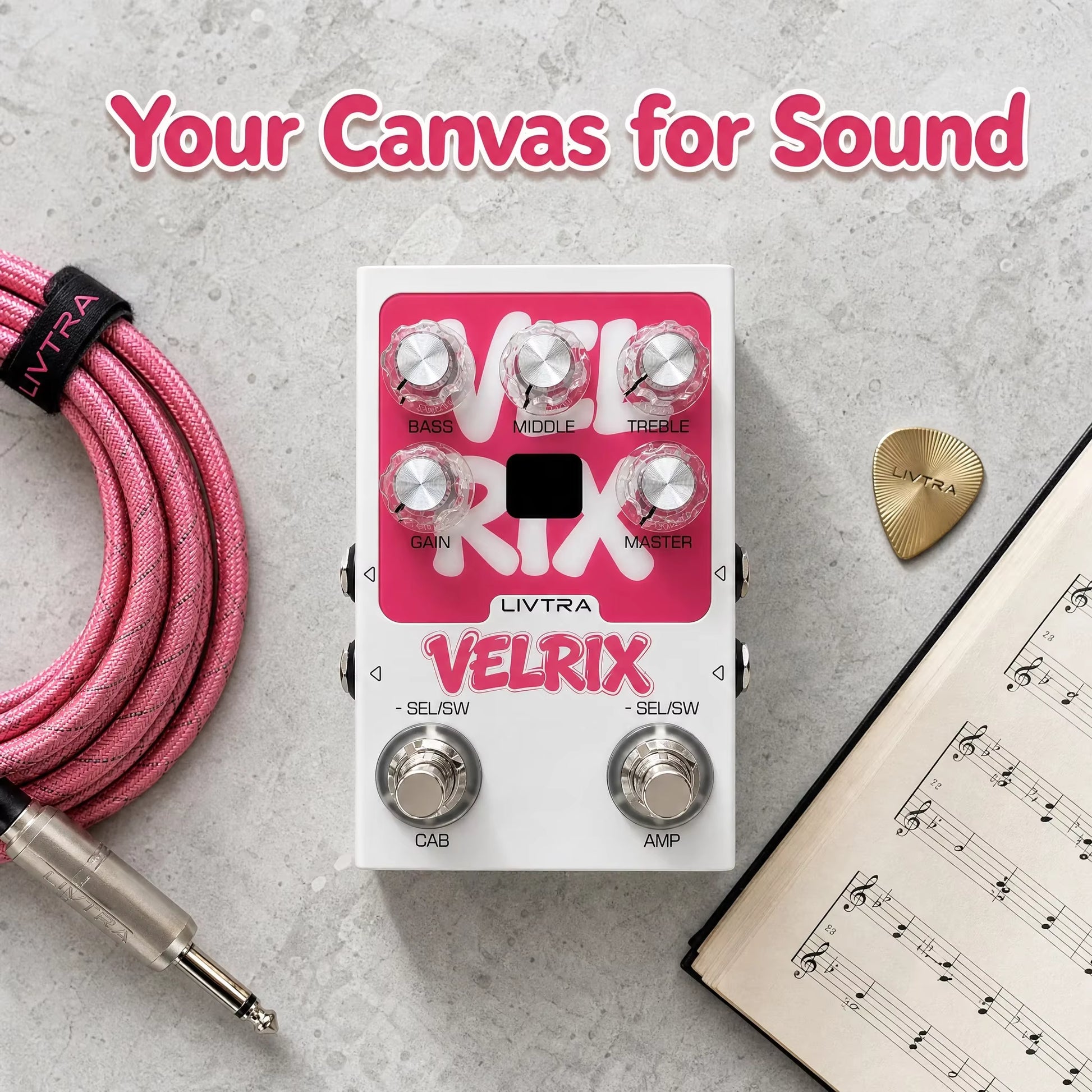 Pedal Guitar Livtra Velrix - AMP & IR Pedal - Việt Music