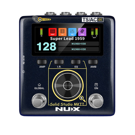 Pedal Guitar Nux Solid Studio MKII NSS-6 - Preamp, Power Amp simulator & IR Loader