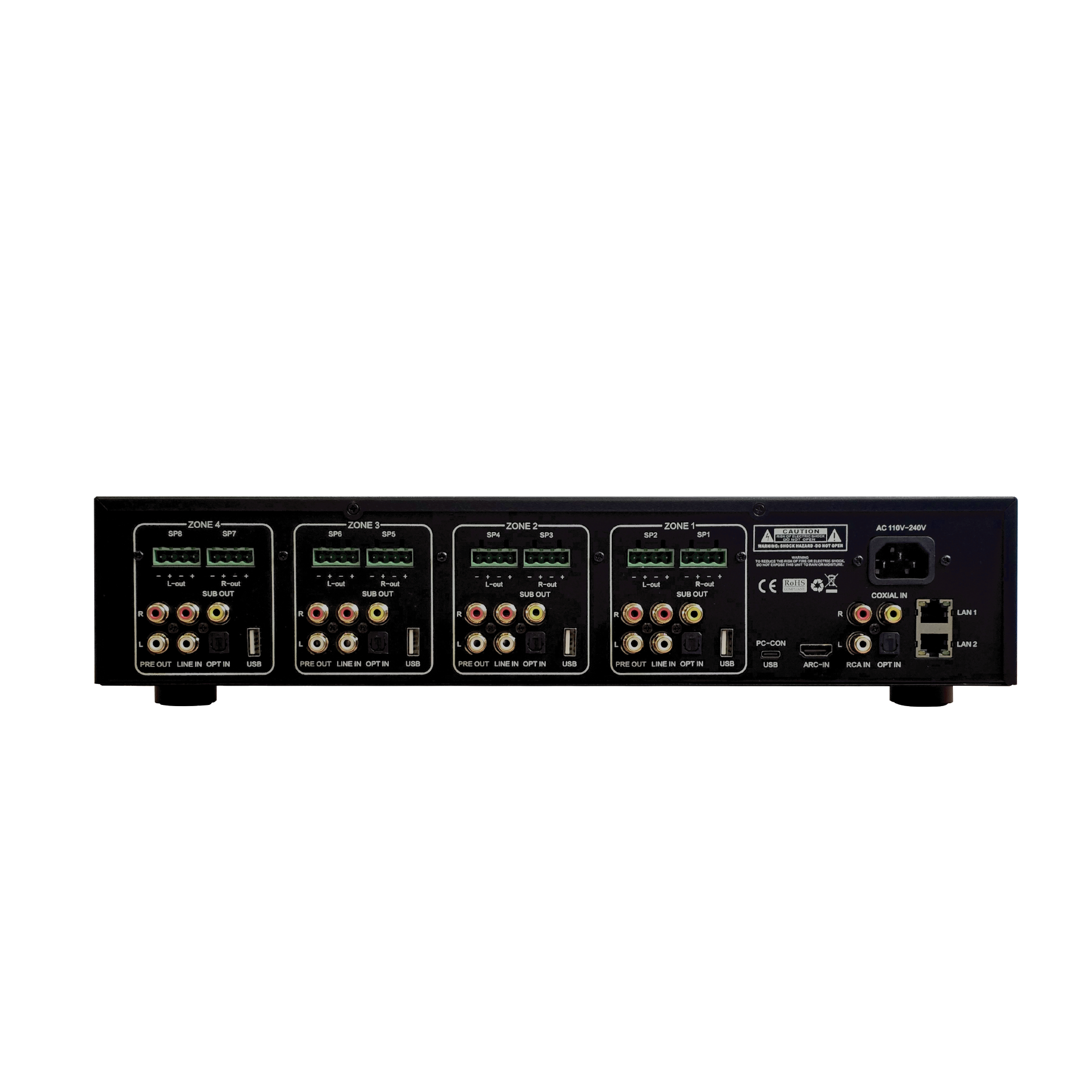 Ampli 4 Zone Network Audio SUMICO SU 4CL - Việt Music