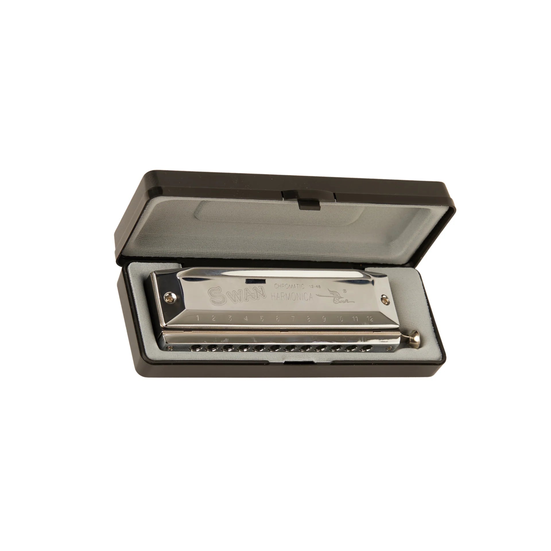 Kèn Harmonica Chromatic Swan SW1248 Silver - Việt Music