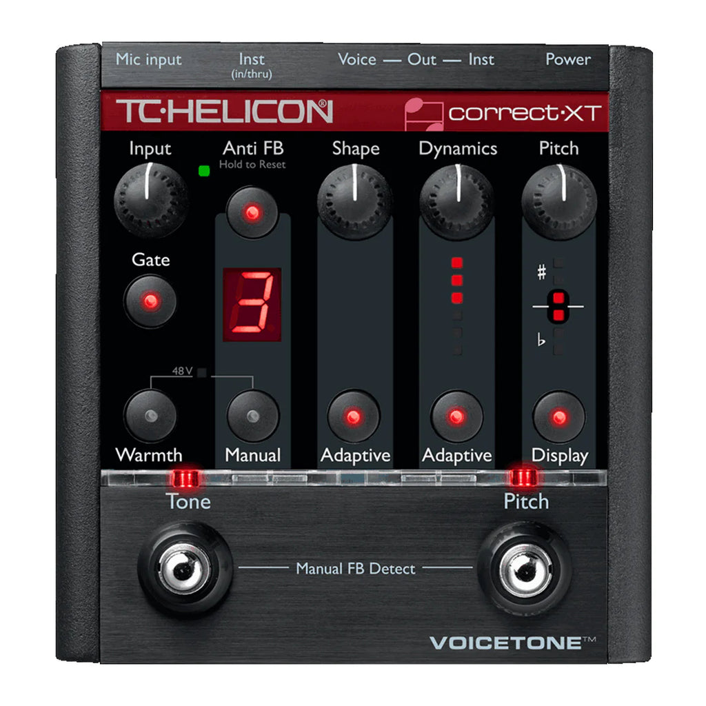 Pedal Vocal TC-Helicon VoiceTone Correct XT