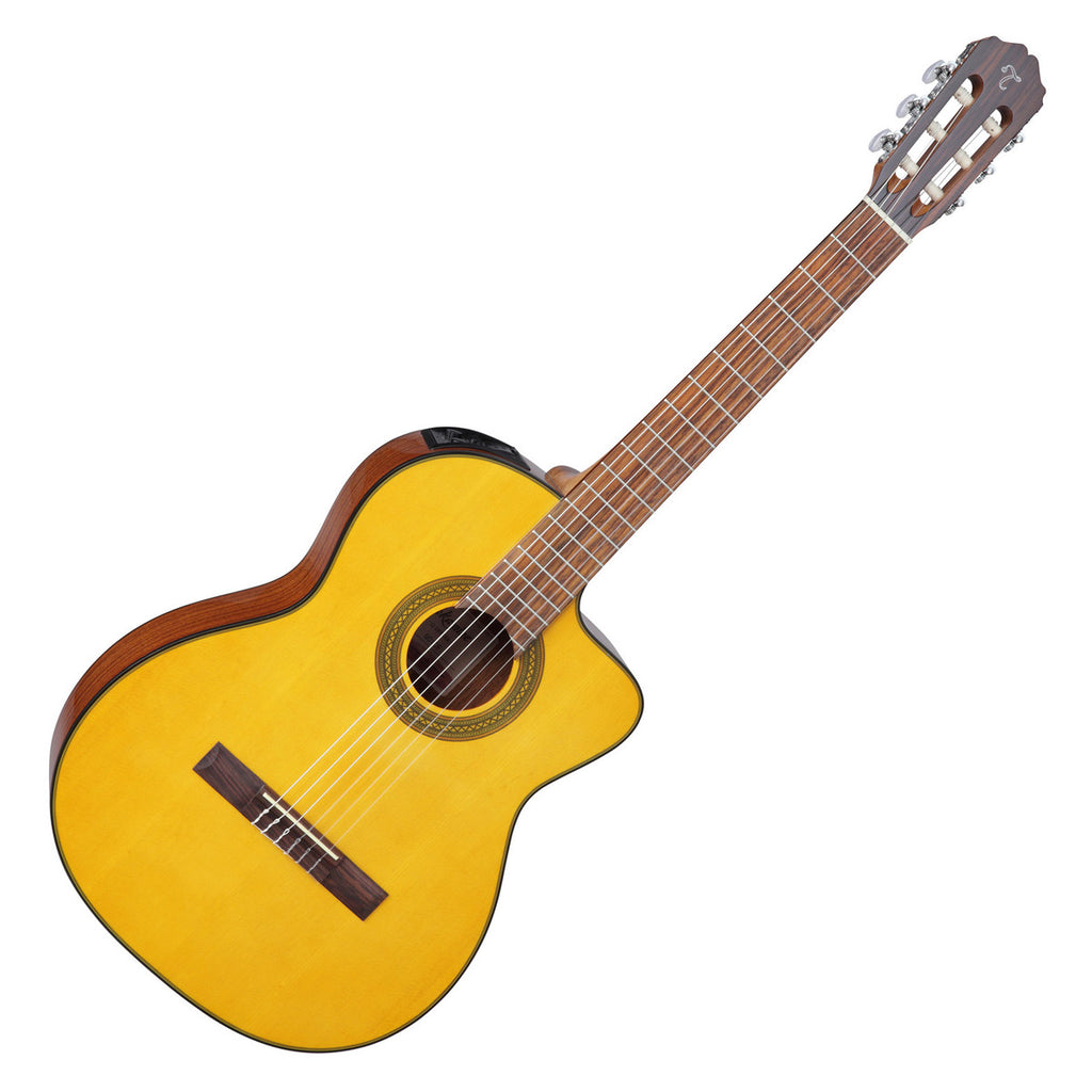 Takamine GC1CE-NAT có cấu trúc top gỗ Spruce Sitka, lưng và hông gỗ Mahogany. Hệ thống khuếch đại âm thanh TP-E