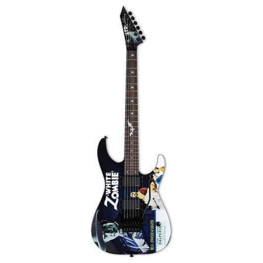 Đàn Guitar Điện ESP LTD Kirk Hammett Signature KH-WZ White Zombie HH, Ebony Fingerboard, Black with Graphic - Việt Music