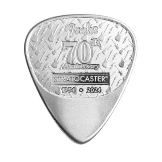 Pick Gảy Đàn Guitar Fender 70th Anniversary Stratocaster Sterling Silver, Heavy - Việt Music