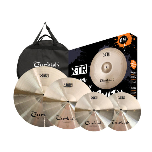 Bộ Cymbal Turkish XTR -C SET 2 Classic Cymbal Pack (14/16/20)