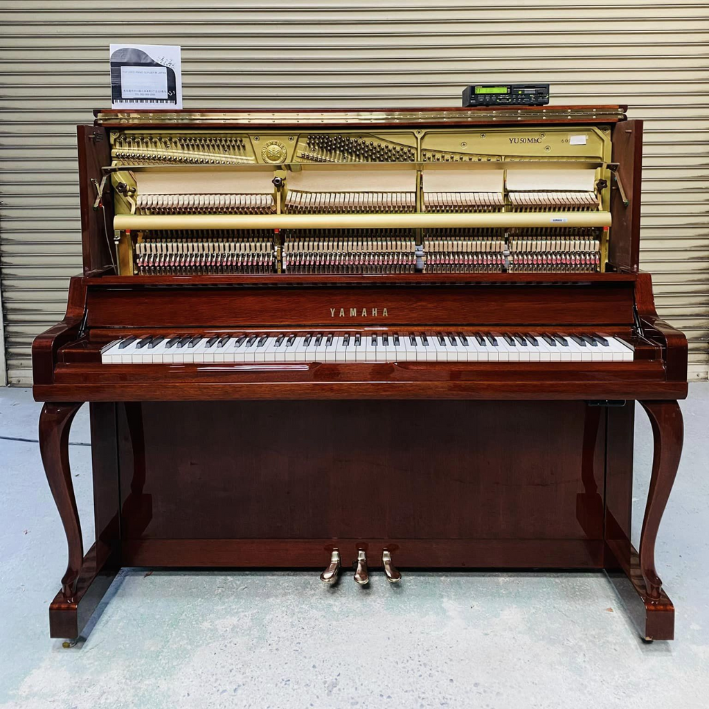 Đàn Piano Cơ Upright Yamaha YU50MhC Silent - Qua Sử Dụng