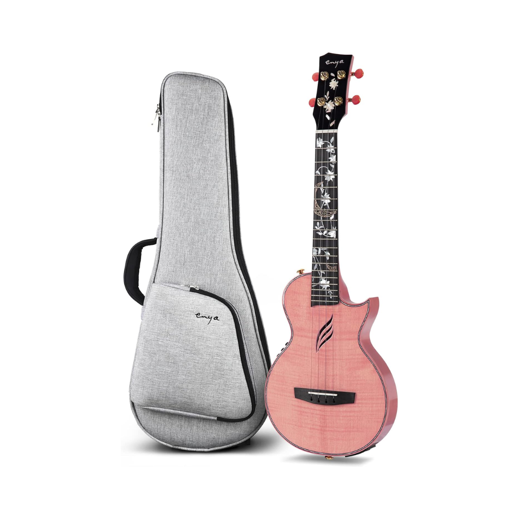 Đàn Ukulele Tenor Enya EUT-E6 Solid Maple, Pink