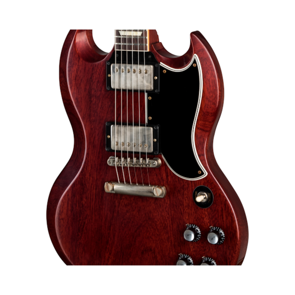 Đàn Guitar Điện Gibson Custom Shop 1961 Les Paul SG Standard Reissue Stop Bar, Cherry Red