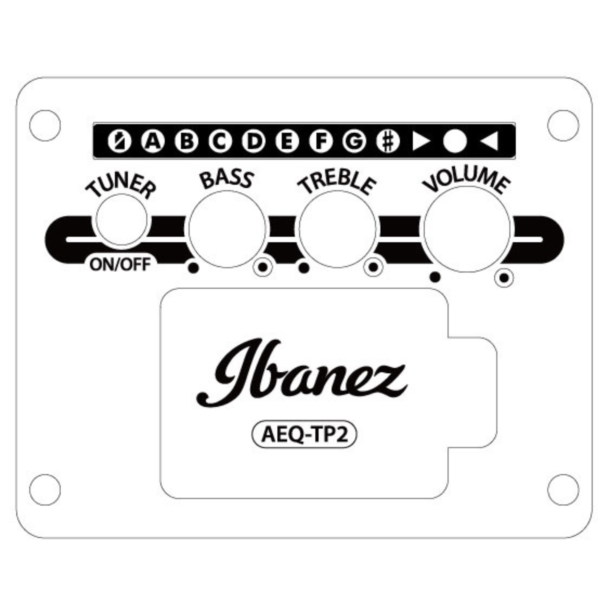 Ibanez AEQ - TP2 前級擴大機附板載調諧器