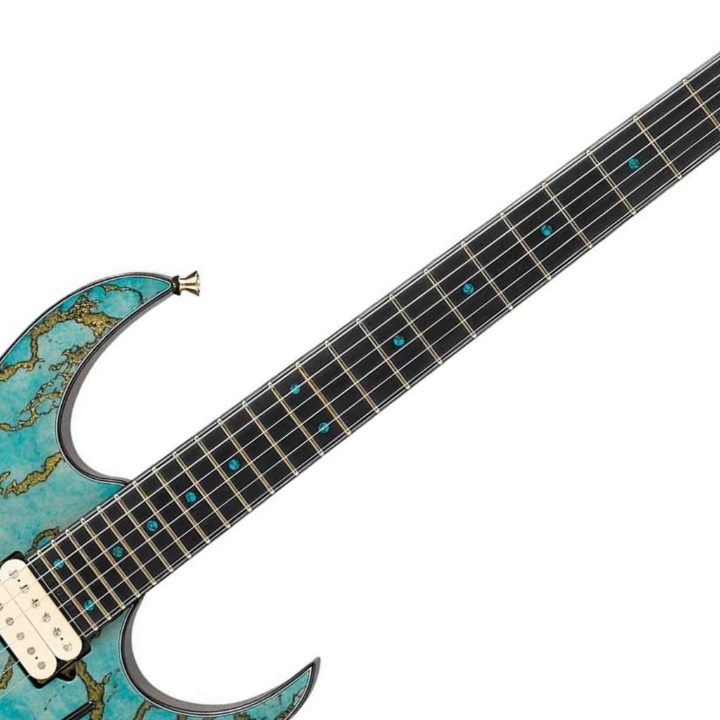 Đàn Guitar Điện Ibanez JCRG2103 - RG J.Custom Limited Edition HH, Ebony Fingerboard, Lander Blue Turquoise