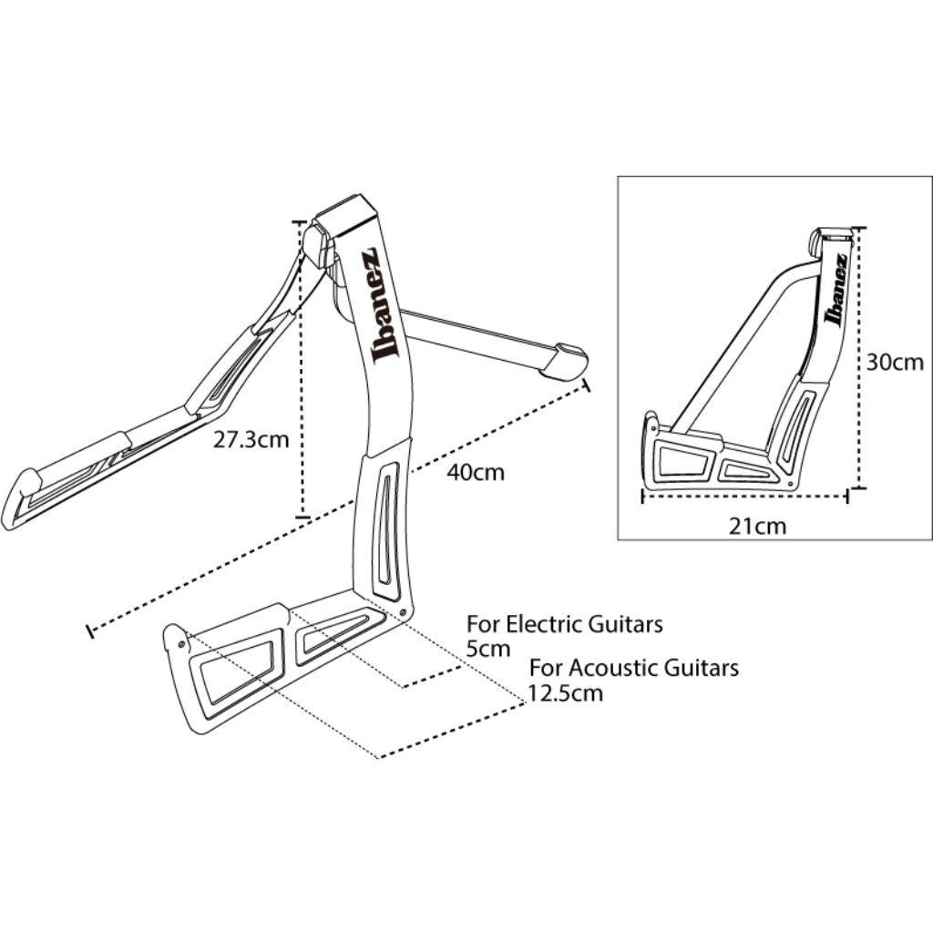 Giá Để Đàn Guitar Ibanez Foldable ST101 - Việt Music