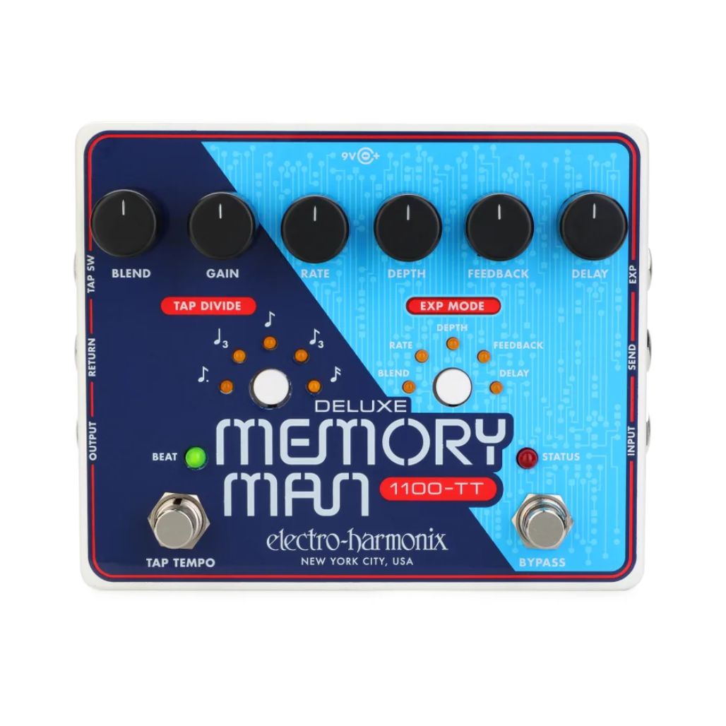 Pedal Guitar Electro-Harmonix Deluxe Memory Man 1100-TT - Việt Music