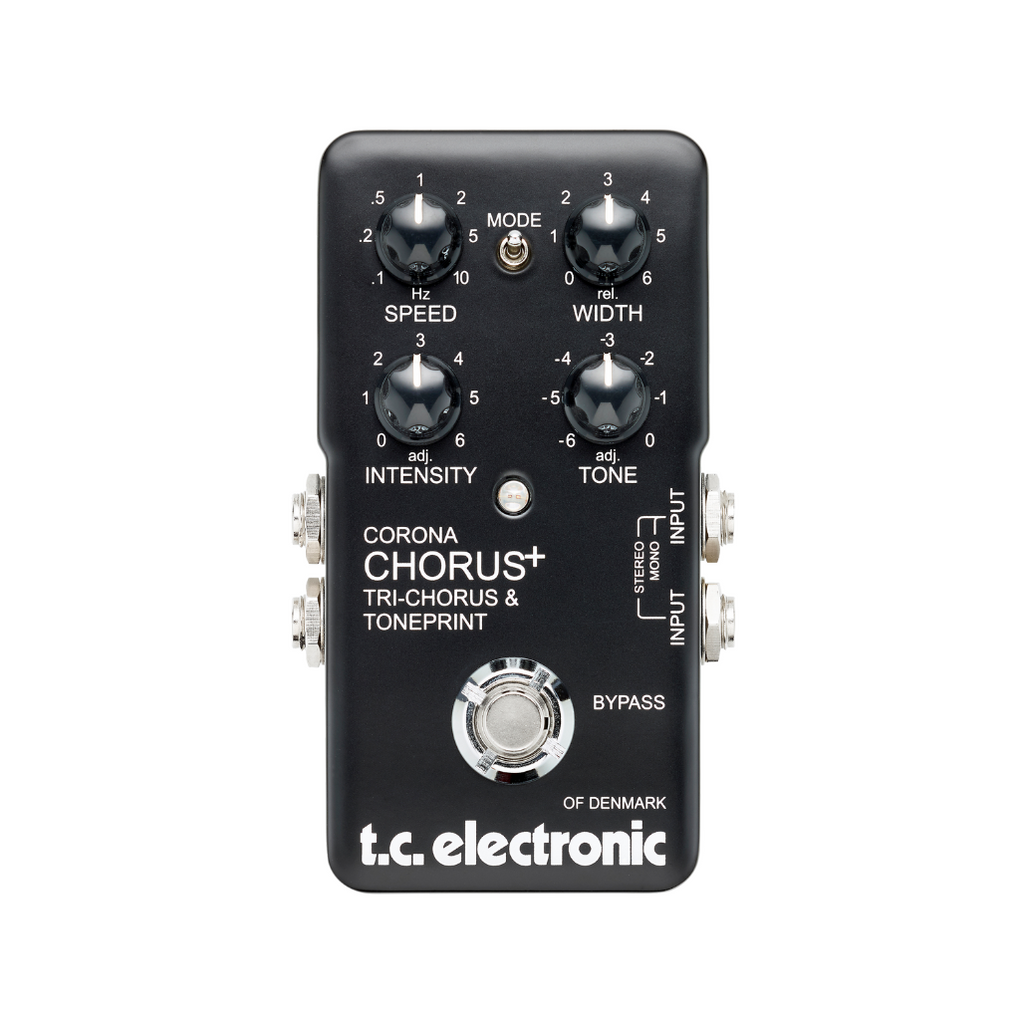 Pedal Guitar TC Electronic Corona Chorus+ Trichorus & Toneprint 40th Anniversary