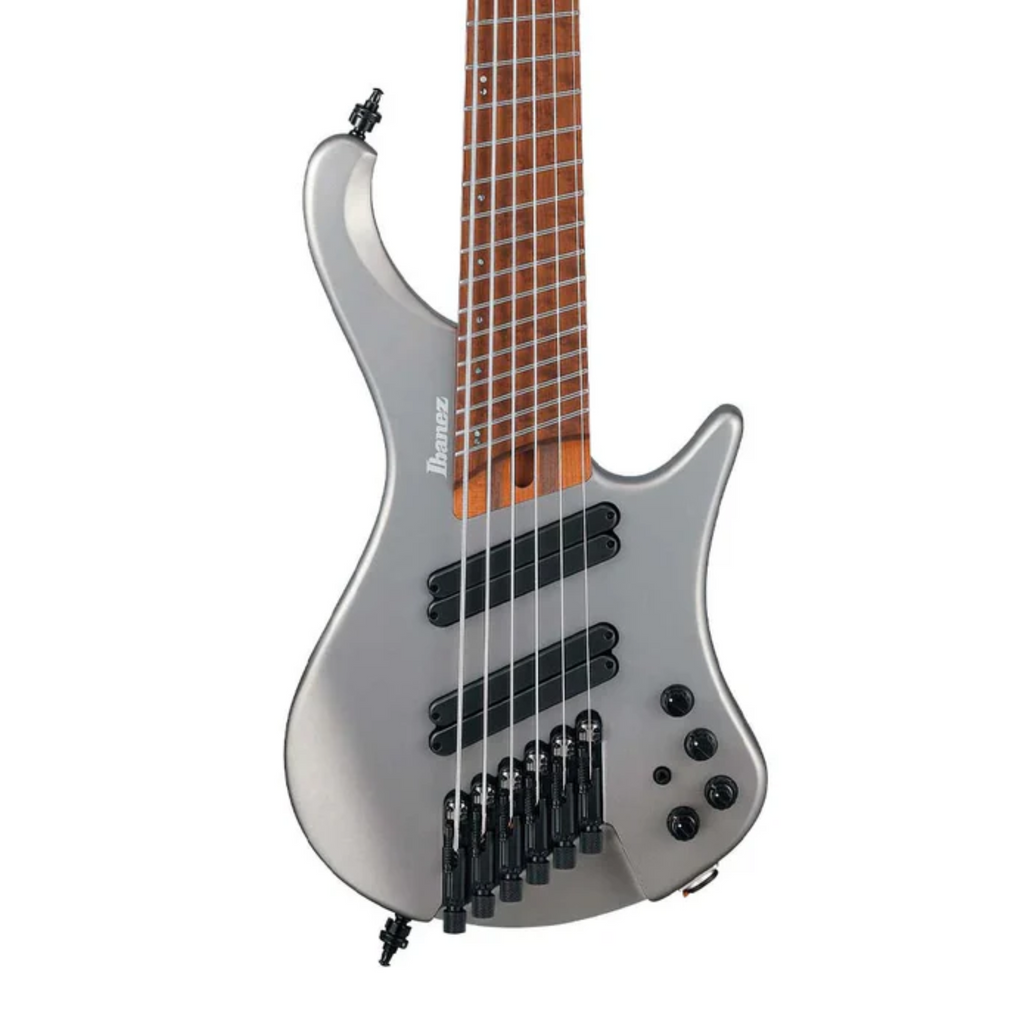 Đàn Guitar Bass Ibanez EHB1006MS - EHB Workshop HH, Maple Fingerboard, Metallic Gray Matte - 6 Strings