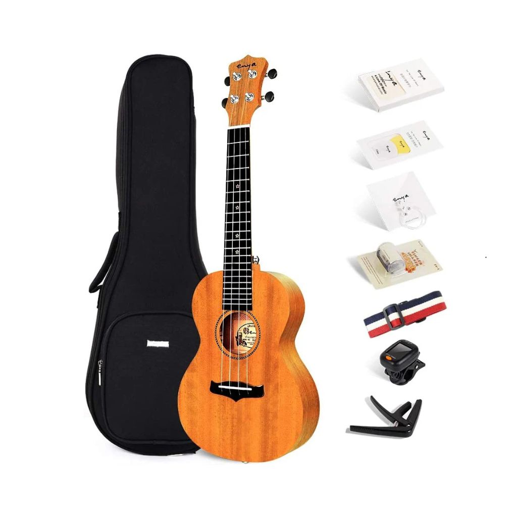 Đàn Ukulele Soprano Enya 25D Solid Mahogany - Việt Music