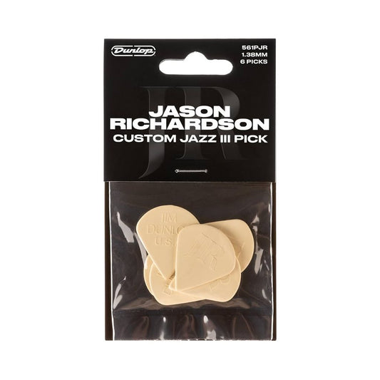 Pick Gảy Đàn Guitar Jim Dunlop 561RJR Jason Richardson Signature Custom Jazz III, 6pc - Việt Music