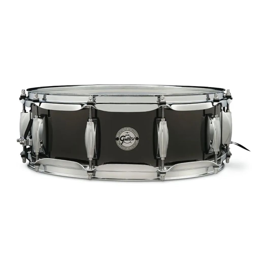 Trống Snare Gretsch S1-1405 Black Nickel Over Steel - Việt Music