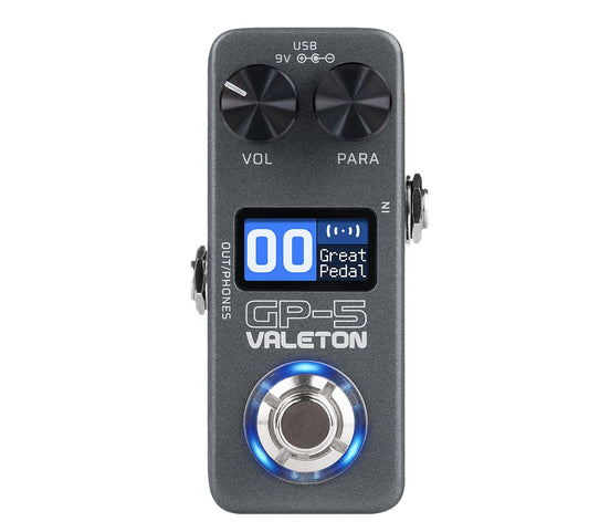 Pedal Guitar Valeton GP-5 Multi-FX, Amp & IR Loader Mini