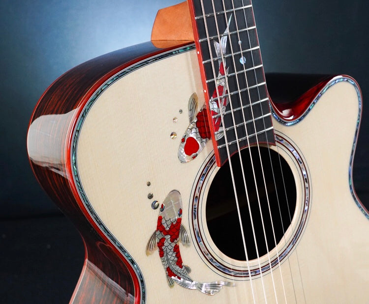 Đàn Guitar Acoustic Ayers Custom Koi