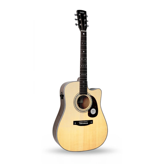 Đàn Guitar Acoustic Saga A1-DCE Pro - Việt Music