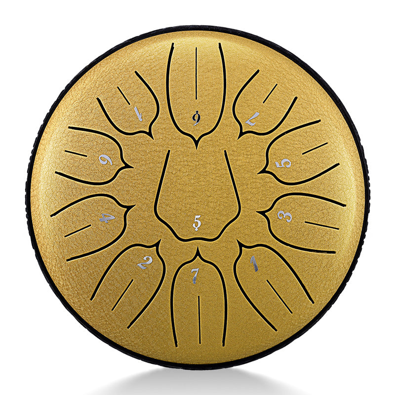 Trống Không Linh Hluru THL11-6 11 Notes 6" Carbon Steel Tongue Drum - Việt Music