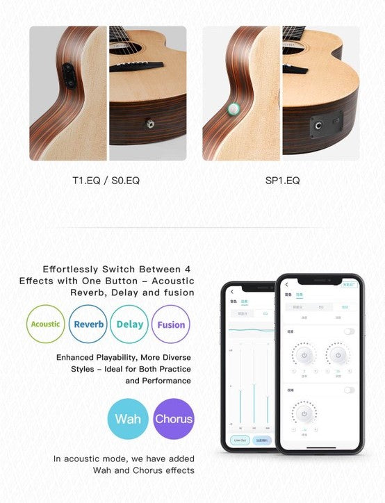 Đàn Guitar Acoustic Enya EA-X1 SP1 AcousticPlus