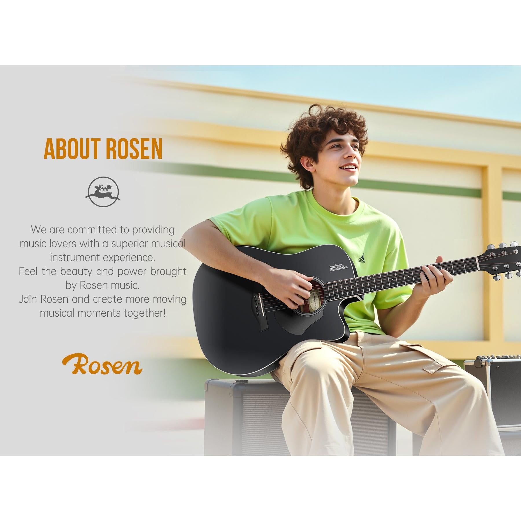 Đàn Guitar Acoustic Rosen G11D (2025) - Việt Music