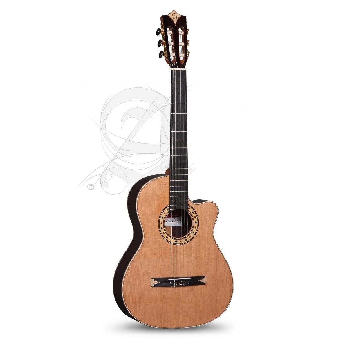 Đàn Guitar Classic Alhambra Crossover CS-3 CW E8 Cedar - Việt Music