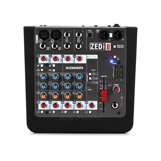 Mixer Allen & Heath ZEDi-8 Compact 8-Channel Analog - Việt Music